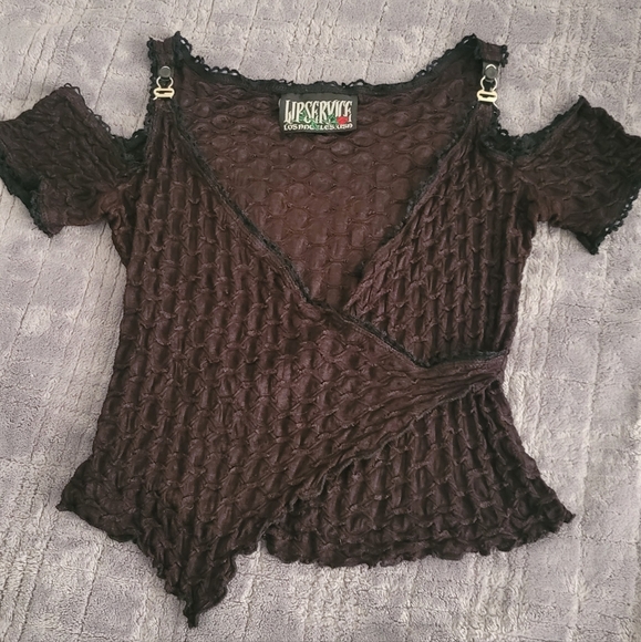 Vintage Lip Service Top - Picture 2 of 6